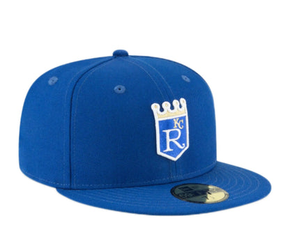ew Era 59Fifty Kansas City Royals 1971 Cooperstown Men Fitted Hat Royal Blue