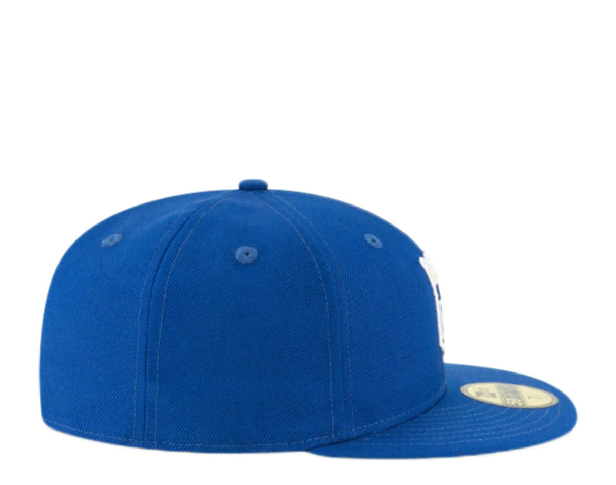 ew Era 59Fifty Kansas City Royals 1971 Cooperstown Men Fitted Hat Royal Blue
