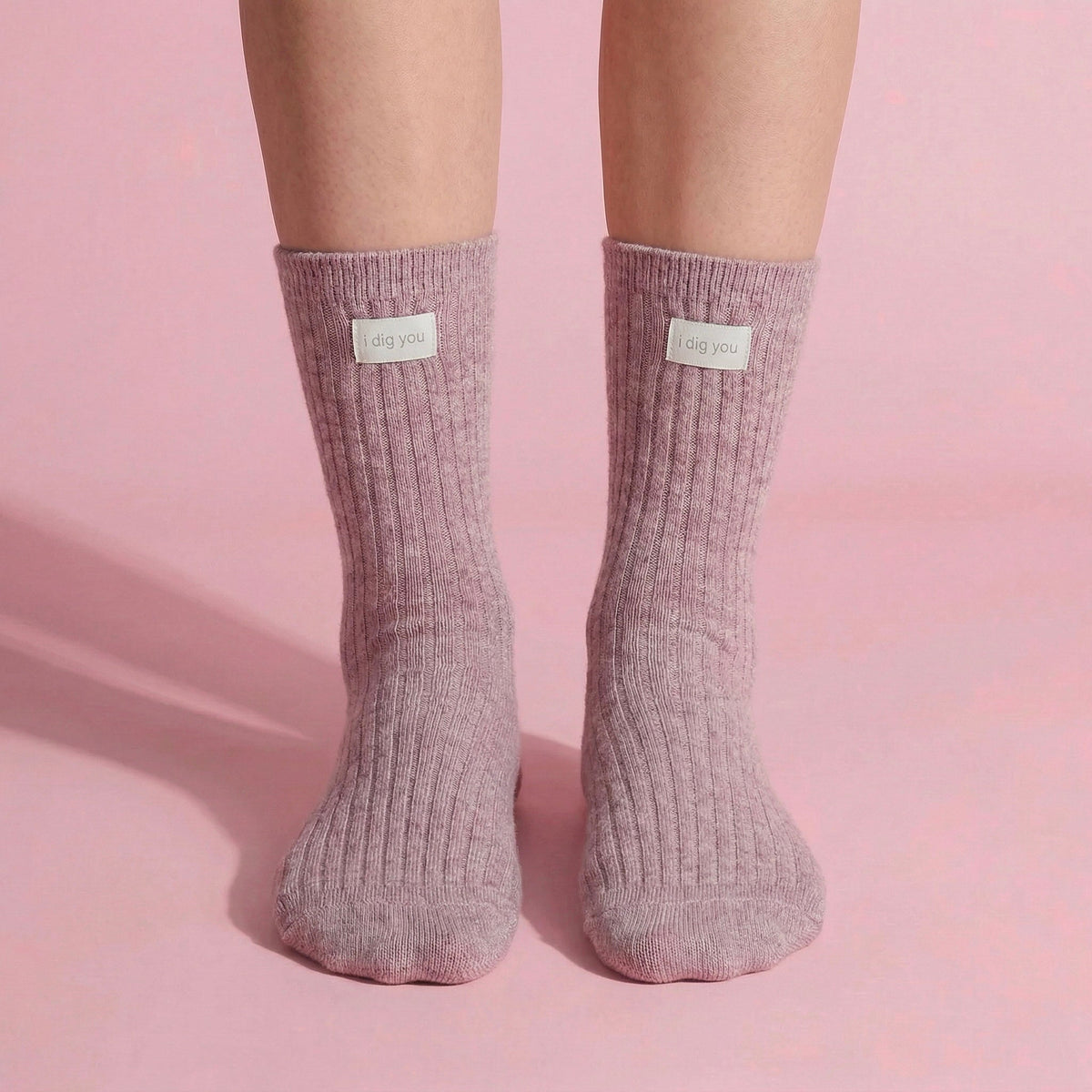 Anna-Kaci Women's 3-Pair Ribbed Crew Socks Set Soft Stretch Knit Fabric Minimal Everyday Comfort Socks