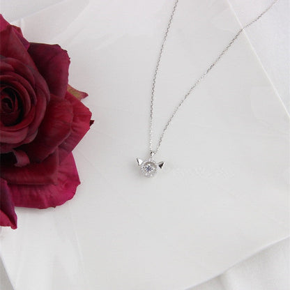 925 Sterling Silver Minimalist All-Match Necklace | Elegant Everyday Box Chain Pendant Necklace | Korean Style Fine Jewelry for Women