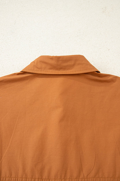 Threaded Pear Leila Ruffle Hem Tunic Shirt