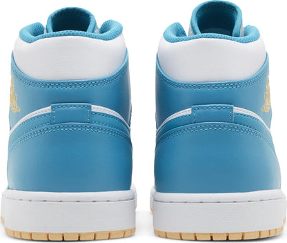 Air Jordan Men's Retro 1 Mid 'Aquatone' Sneakers
