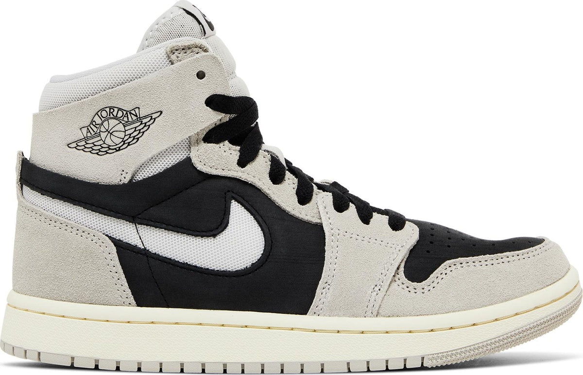 Air Jordan Women's Retro 1 High Zoom Air Cmft 2 'Light Iron Ore' Sneakers