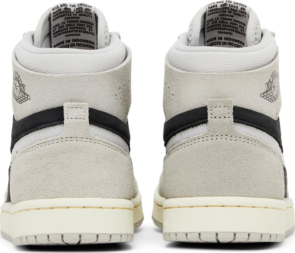 Air Jordan Women's Retro 1 High Zoom Air Cmft 2 'Light Iron Ore' Sneakers