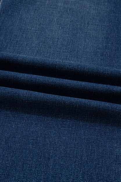 Threaded Pear Daria Detail Loose Cuffed Jeans