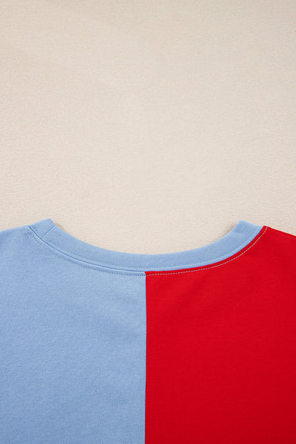 Threaded Pear Simone Flag Vintage Oversized Pullover
