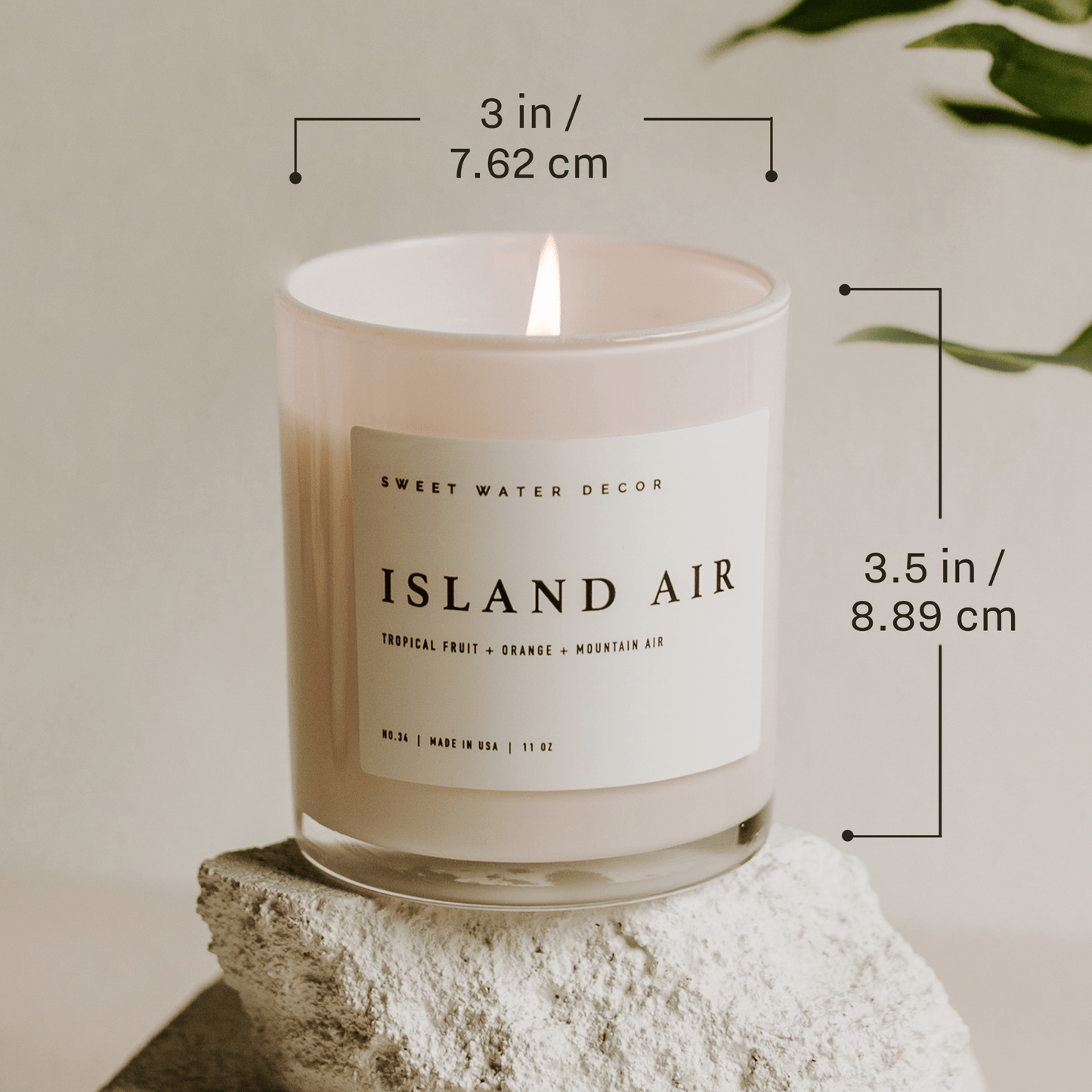 Blackwood Cherry Soy Candle - White Jar - 11 oz