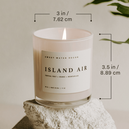 Blackwood Cherry Soy Candle - White Jar - 11 oz