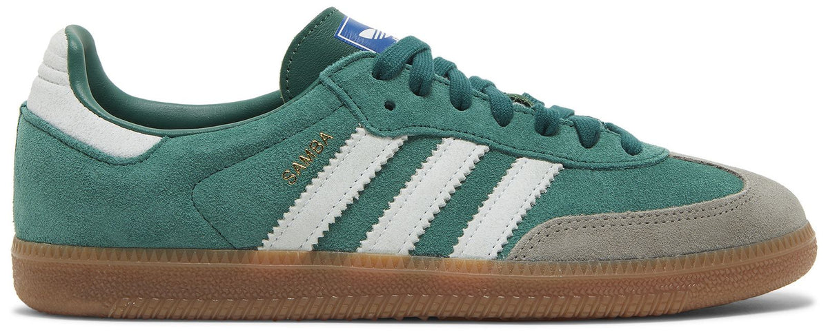 adidas Men's Samba Og' Collegiate Green Gum Grey Toe' Sneakers