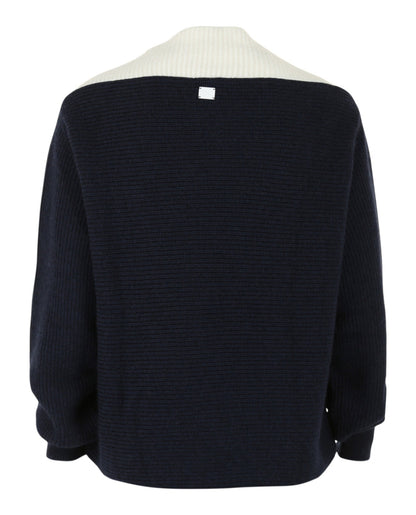 Ferragamo Two-Tone Knit Sweater
