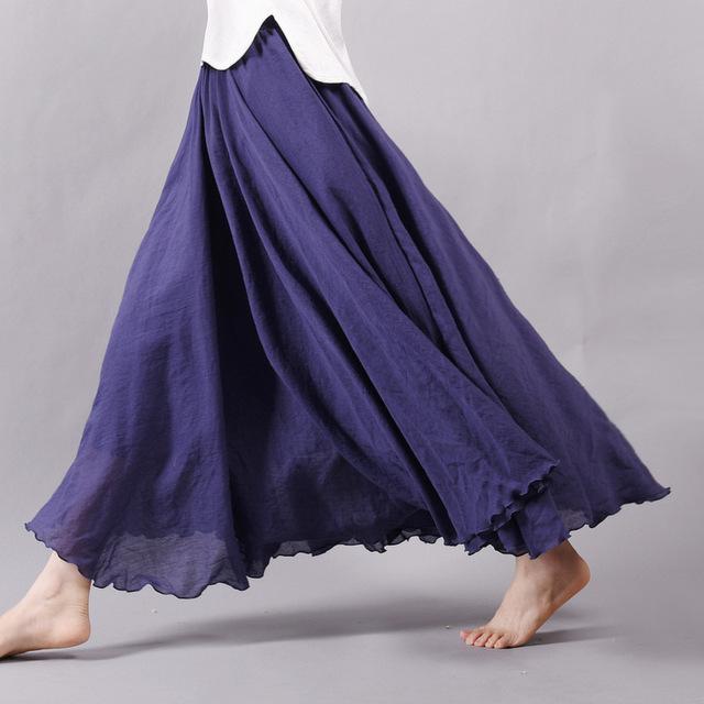 Saia Summer Skirt | High-Sense Lightweight Flowing Waistband | Trendy Minimalist Sleek A-Line Skirt | Luxury-Label Statuesque Radiant Apparel | 2026 High-Fashion Emerald-Luxe Essential