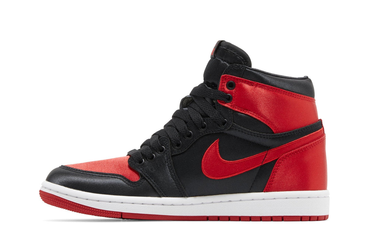 Air Jordan Women's Retro 1 High Og 'Satin Bred ' W Sneakers