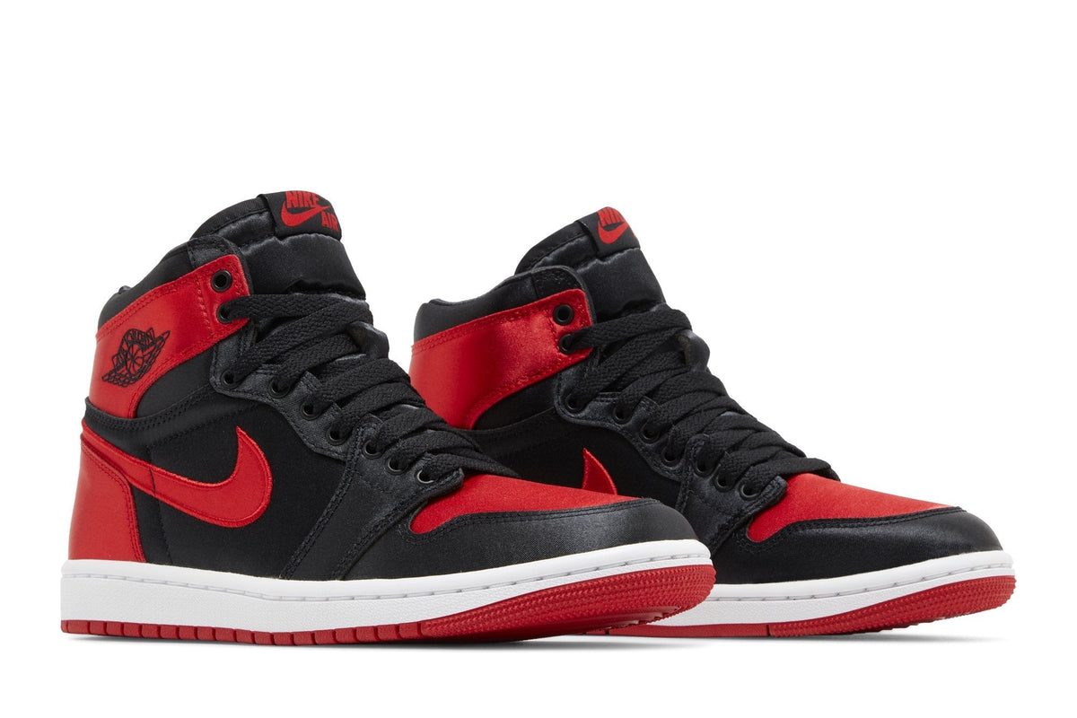 Air Jordan Women's Retro 1 High Og 'Satin Bred ' W Sneakers