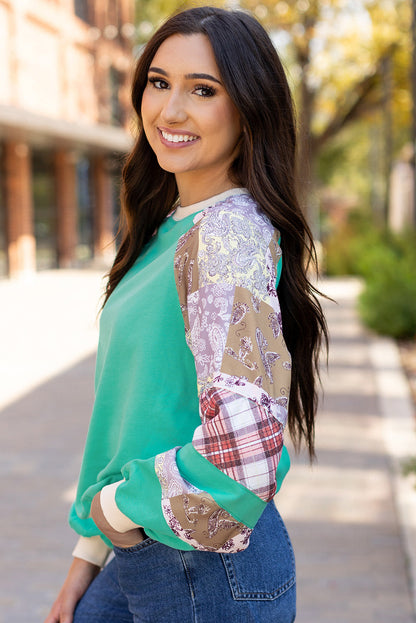 Threaded Pear Maeve Sleeve Raglan top Long Sleeve Top