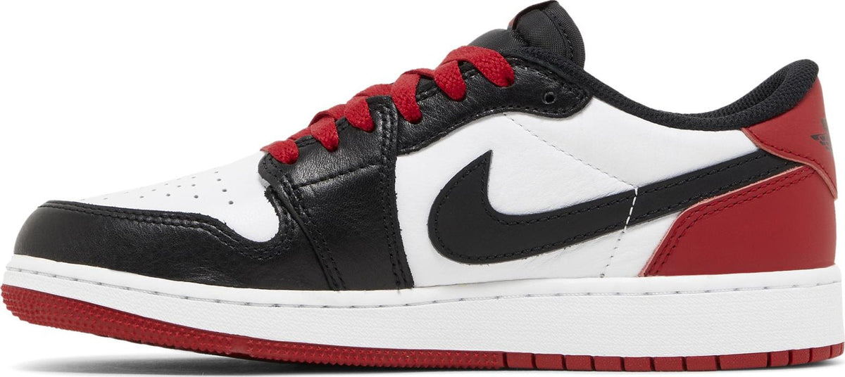 Air Jordan Grade School Retro 1 Low Og 'Black Toe 2023 Gs' Sneakers