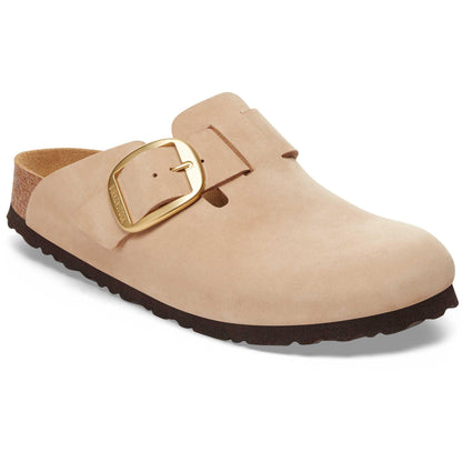 Birkenstock Boston Big Buckle Nubuck Leather
