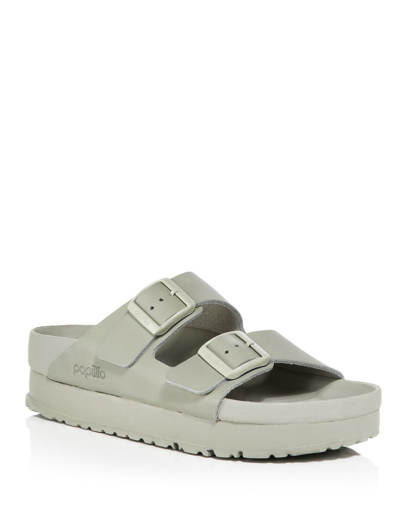 Birkenstock Theda Natural Leather Wedge Sandals Narrow