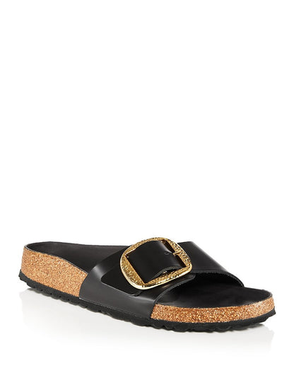 Birkenstock Boston Suede Stud Buckle Slide Clogs