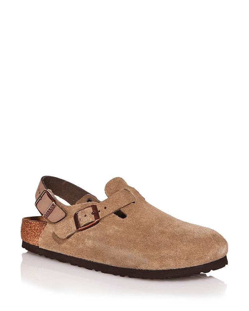 Birkenstock Tokio Suede Leather Footbed Clogs