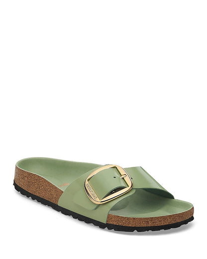 Birkenstock Mary Ring Buckle Nubuk Leather Wedge Narrow