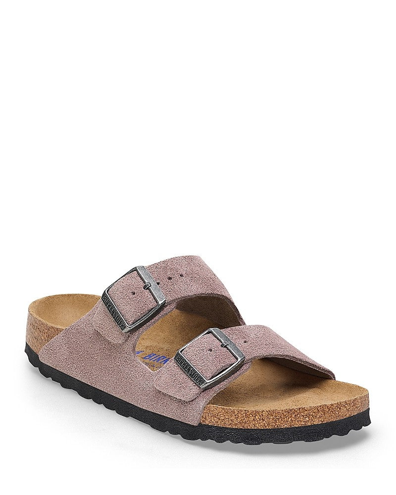 Birkenstock Arizona Suede Leather Soft Footbed Sandals Narrow