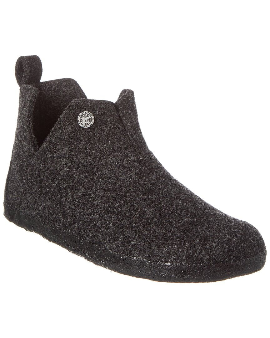 Birkenstock Unisex Andermatt Shearling Wool Felt Anthracite