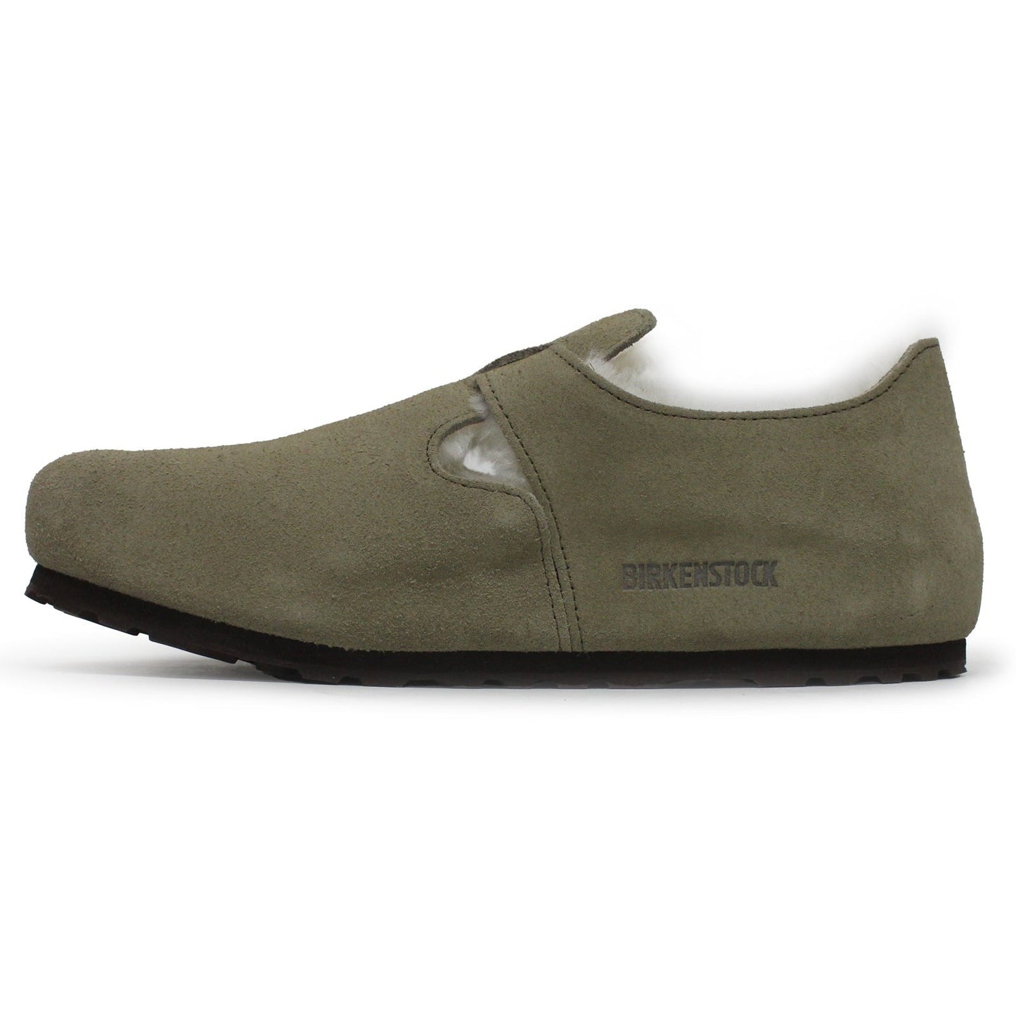 Birkenstock London Shearling Suede Comfort Shoes