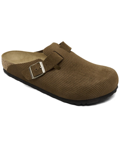 Birkenstock Boston Natural Leather Clogs Regular