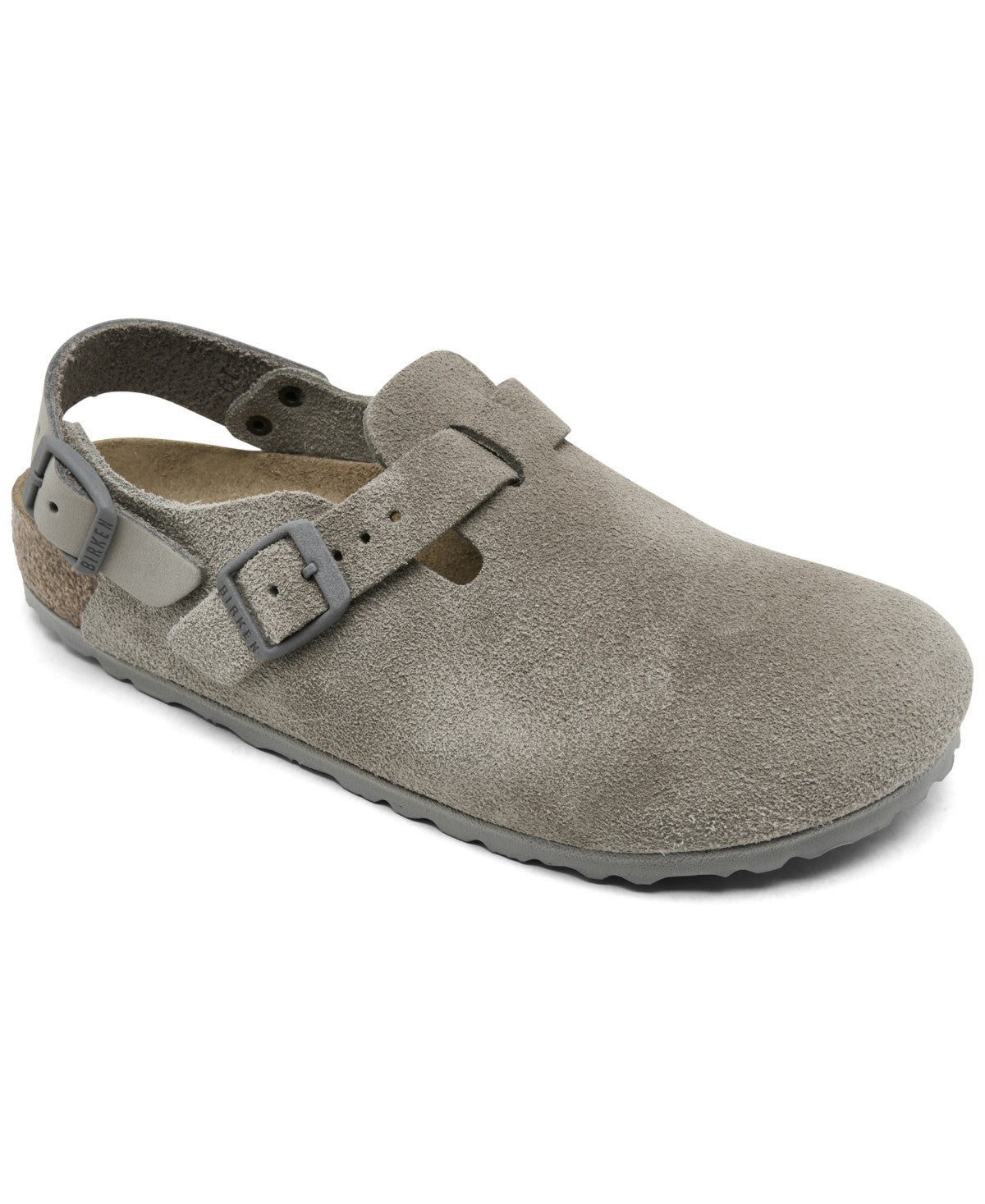 Birkenstock Tokio Ll Suede Leather Clogs Narrow