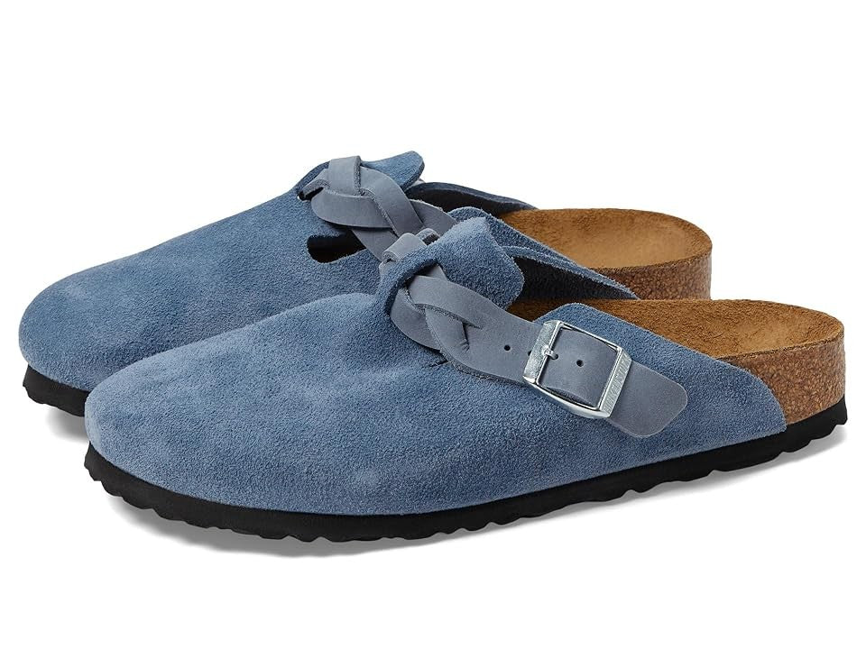 Birkenstock Boston Braided Suede Leather