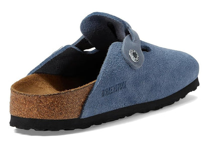 Birkenstock Boston Braided Suede Leather