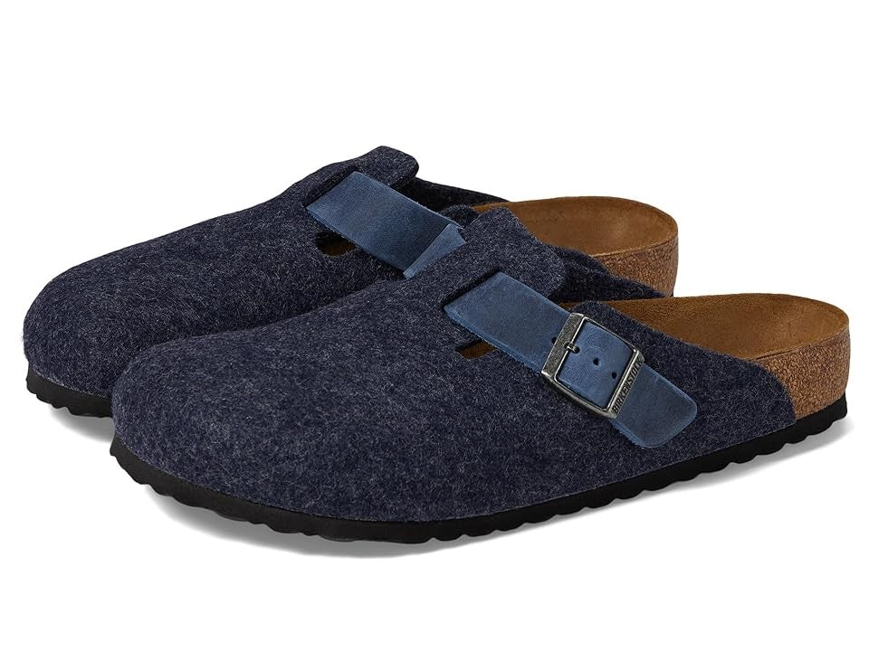 Birkenstock Boston Wool/Leather Sandals