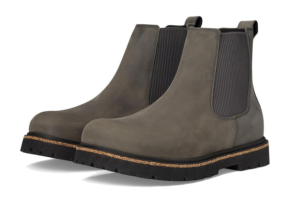 Birkenstock Highwood Lace Mid Natural Leather Ankle Boots
