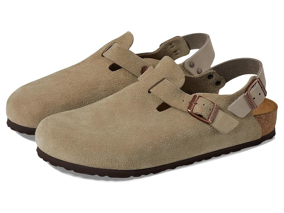 Birkenstock Boston Bs Suede Leather Clogs