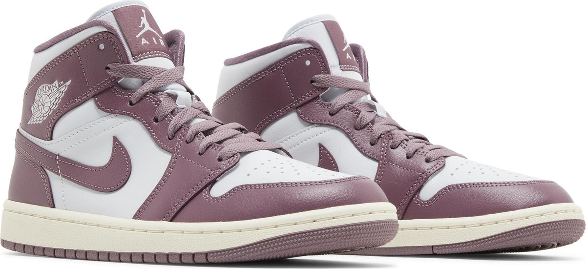 Air Jordan Women's Retro 1 Mid 'Sky J Mauve W' Sneakers