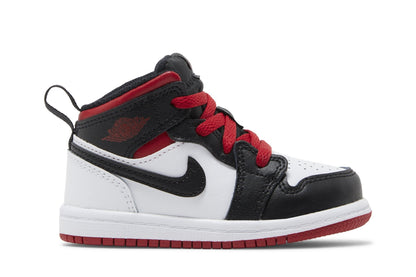 Air Jordan Toddlers Retro 1 Mid 'White Gym Red Td' (Td)'