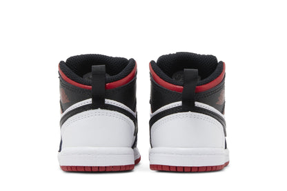 Air Jordan Toddlers Retro 1 Mid 'White Gym Red Td' (Td)'