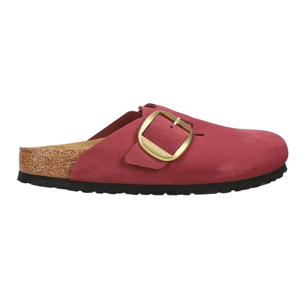 Birkenstock Boston Big Buckle Nubuck Leather