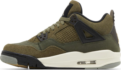 Air Jordan Grade School Retro 4 Se 'Craft Medium Olive' Gs Sneakers
