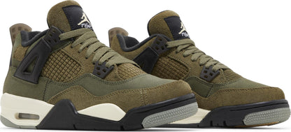Air Jordan Grade School Retro 4 Se 'Craft Medium Olive' Gs Sneakers