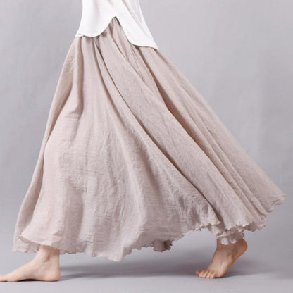 Saia Summer Skirt | High-Sense Lightweight Flowing Waistband | Trendy Minimalist Sleek A-Line Skirt | Luxury-Label Statuesque Radiant Apparel | 2026 High-Fashion Emerald-Luxe Essential