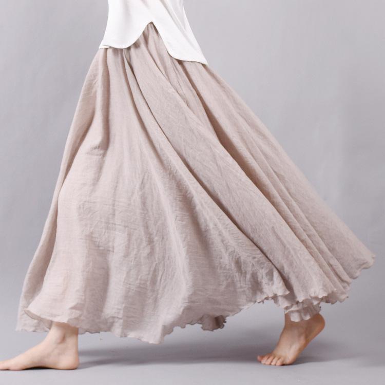 Saia Summer Skirt | High-Sense Lightweight Flowing Waistband | Trendy Minimalist Sleek A-Line Skirt | Luxury-Label Statuesque Radiant Apparel | 2026 High-Fashion Emerald-Luxe Essential