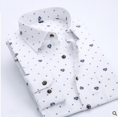 Men's Premium Floral Print Dress Shirt | Slim Fit Long Sleeve Flower Patterned Shirt | Stylish Hawaiian Vibe Casual Shirt for Men