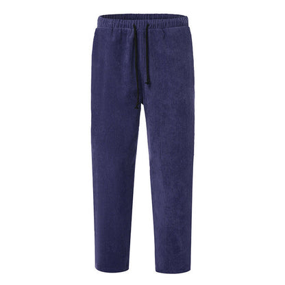 Men’s Winter Corduroy Joggers | Streetwear Relaxed Fit Cargo Pants | Elegant Thick Corduroy Sweatpants for Men | Modern Elastic Waist Winter Trousers | 2026 High-Fashion Urban Corduroy Bottoms