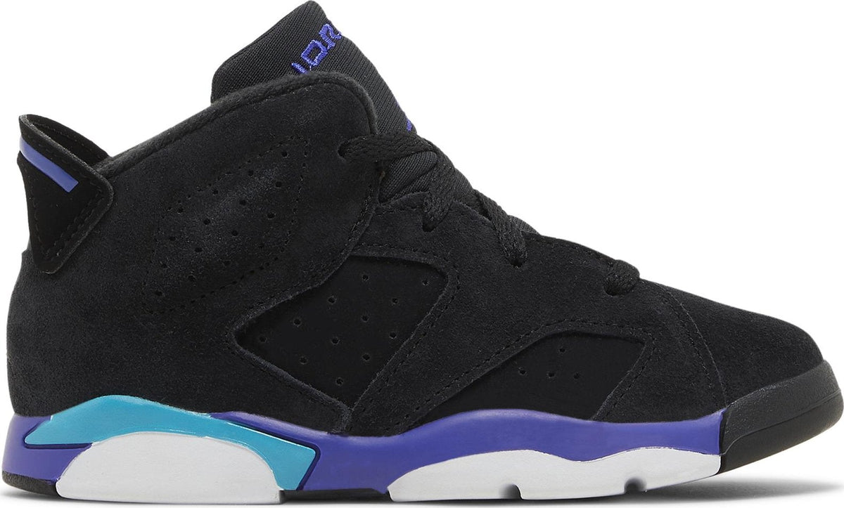 Air Jordan Toddlers Retro 6 'Aqua' Td Sneakers