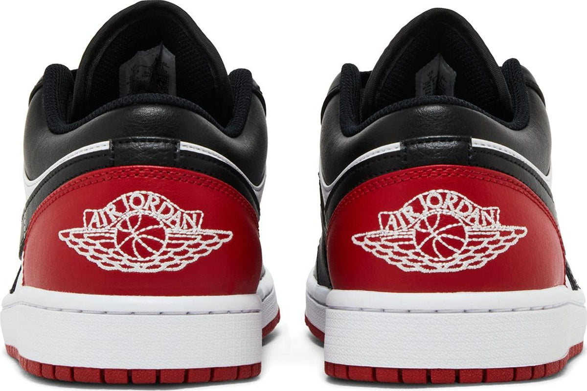 Air Jordan Men's Retro 1 Low 'Bred Toe 2.0'