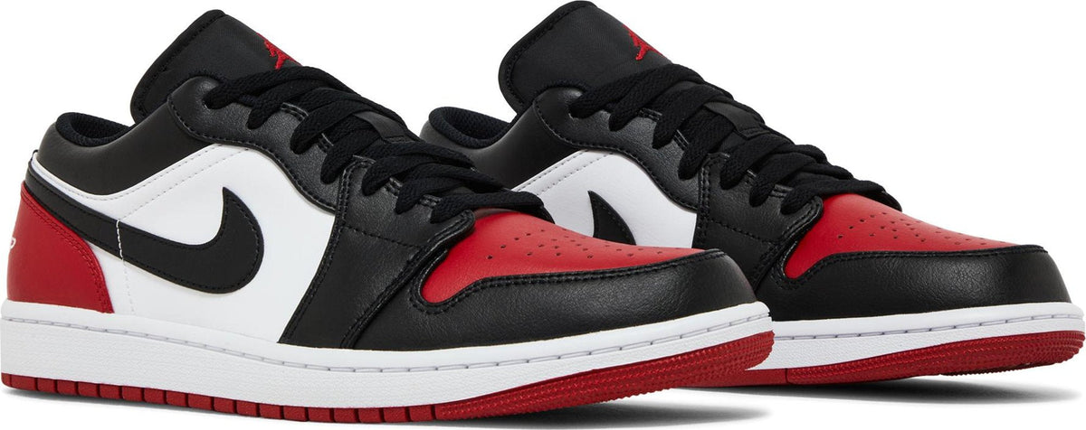 Air Jordan Men's Retro 1 Low 'Bred Toe 2.0'