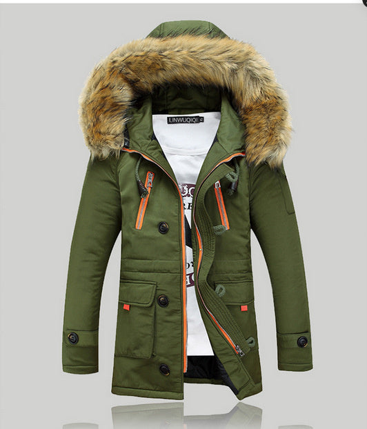 Men’s Hooded Padded Winter Jacket