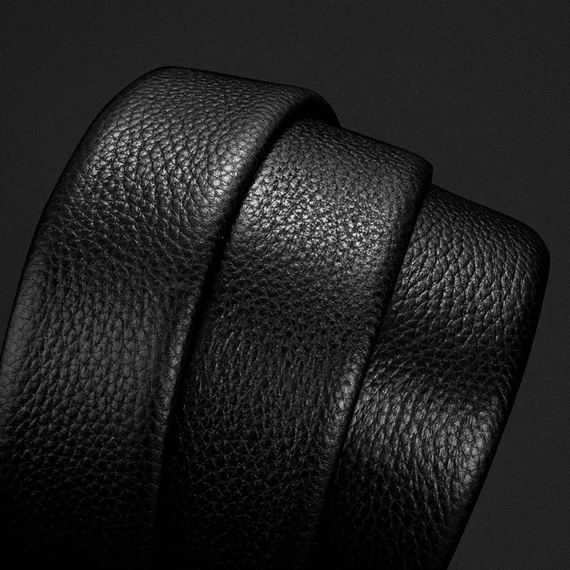 Men’s Classic Leather Belt | High-Sense Professional Executive Waistband | Trendy Minimalist Sleek Dress Belt | Luxury-Label Statuesque Radiant Accessory | 2026 High-Fashion Emerald-Luxe Essential