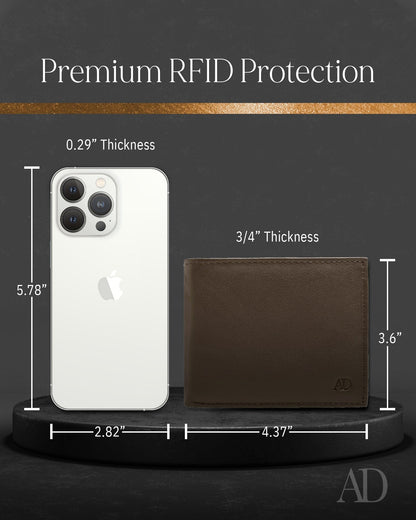 Bifold Wallet With Flip-Up ID Window